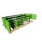 Frontline Guardrail System Non-Penetrating Complete 75 ft Kit, Green GUS75GRN - alternate 1